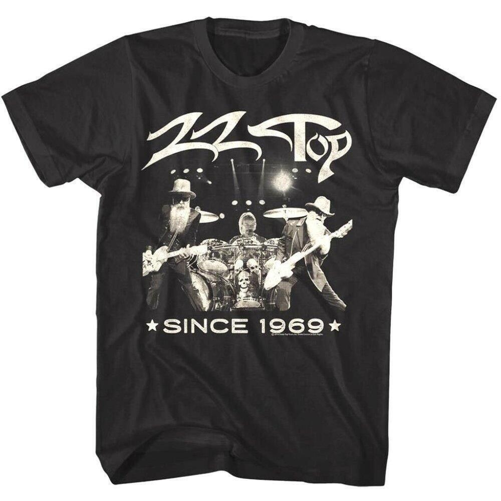 Zz Top Live Since 1969 Retro Rock Band Collector Classic Tour Concert Gift Tee